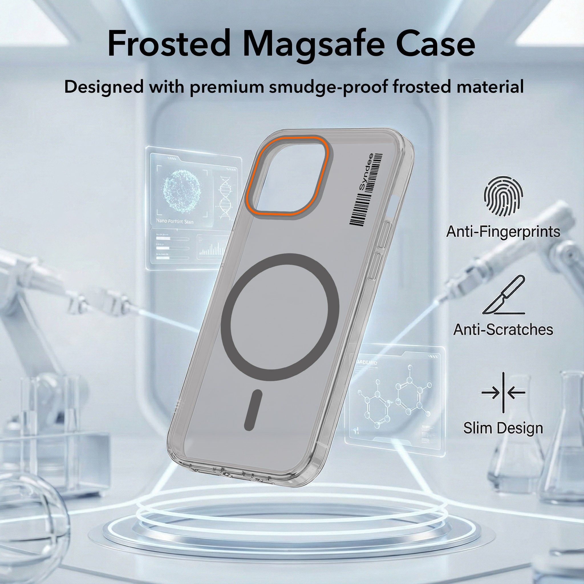 For Apple iPhone 13 Pro Max Back Cover Case  (Soft Touch | Camera Bump Protection | MagSafe Compatible | Matte Finish)