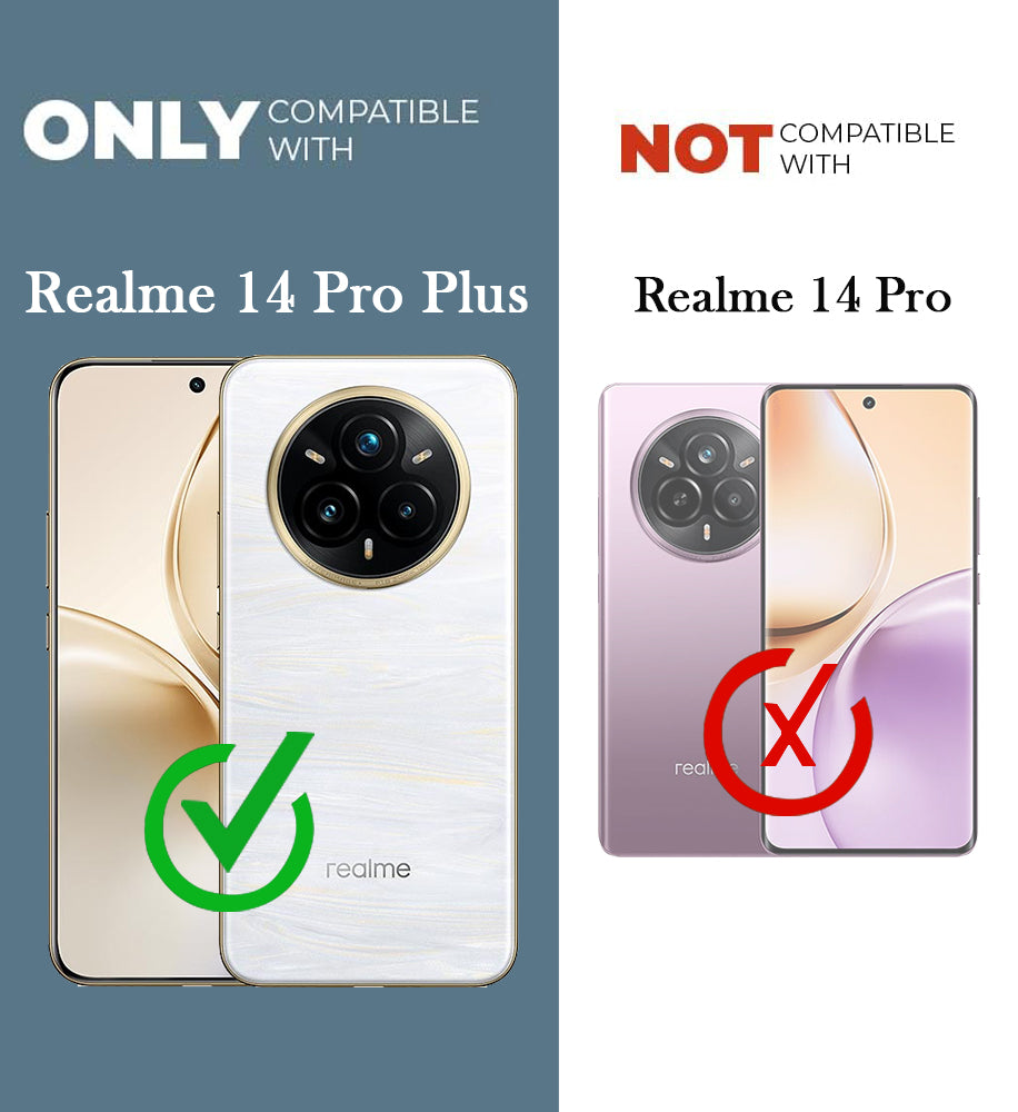 For Realme 14 Pro Plus 5G Silicone Finish Back Cover Case  (Premium Minimalist Professional Feel | Camera Protection Bump)