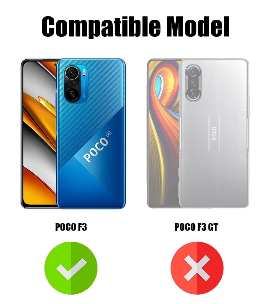 For Xiaomi Poco F3 Back Cover Case (Hybrid Dual Armor Polycarbonate)