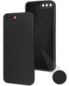 For Realme C1 Back Cover Case (Matte Finish Silicone with Inside Fiber Cloth)