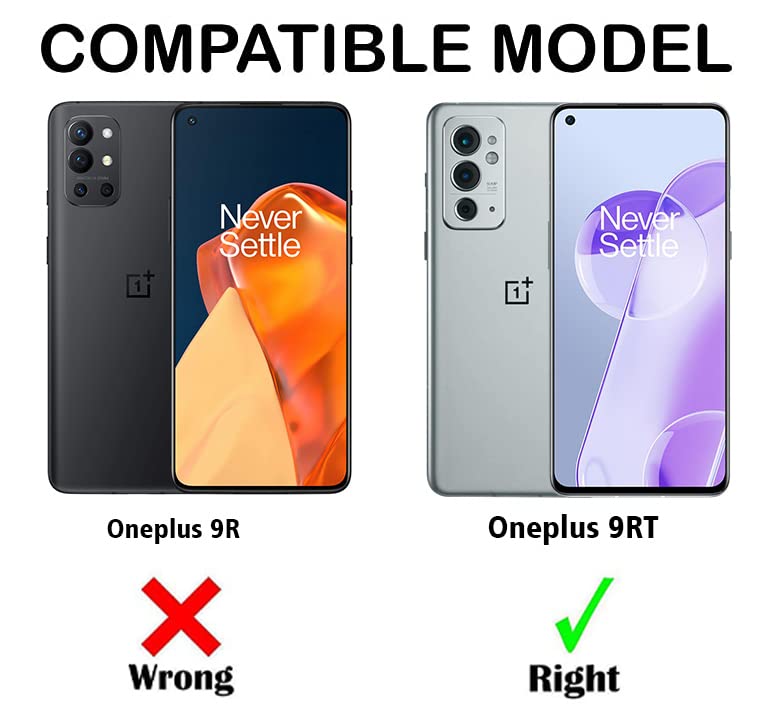 For OnePlus 9RT 5G Back Cover Case (Matte Finish Silicone with Inside Fiber Cloth)