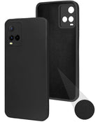 For Vivo Y21 2021 | Y21G Back Cover Case (Matte Silicone with Inside Fiber Cloth)