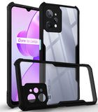 For Realme C31 Back Cover Case (Shockproof with Polycarbonate Clear Panel)