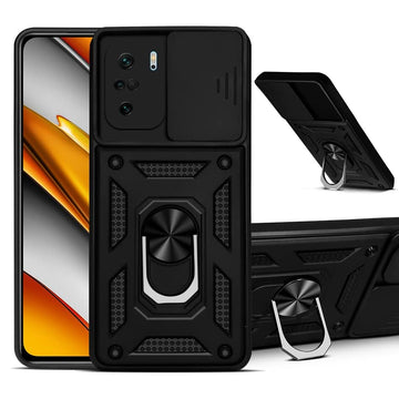 For Xiaomi Poco F3 Back Cover Case (Hybrid Dual Armor Polycarbonate)