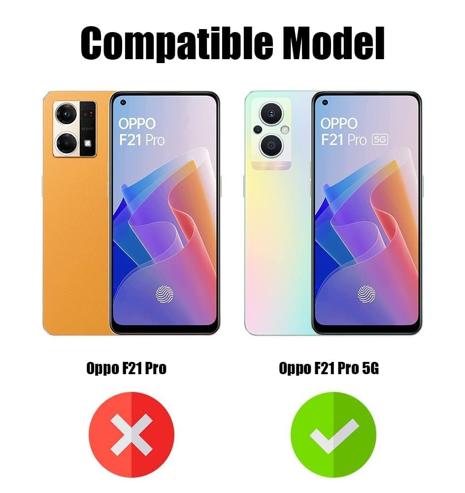 For Oppo F21 Pro 5G Back Cover Case(Hybrid Dual Armor Polycarbonate)