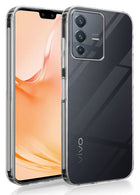 For Vivo V23 5G Back Cover Case (Textured Grip Design | Camera Protetion | Slim and Light Weight | Soft Touch and Feel)