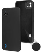 For Realme C20 | Realme C20A Back Cover Case (Inside Fiber Cloth | Smooth Matte Finish | Elegant Professional Look)