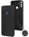 For Realme Narzo 20A Back Cover Case (Inside Fiber Cloth | Smooth Matte Finish | Elegant Professional Look |Black)