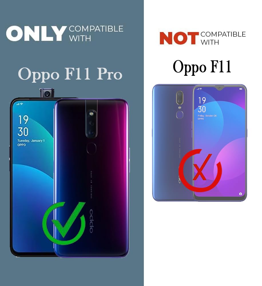 For Oppo F11 Pro Back Cover Case(Matte Finish Silicone with Inside Fiber Cloth)