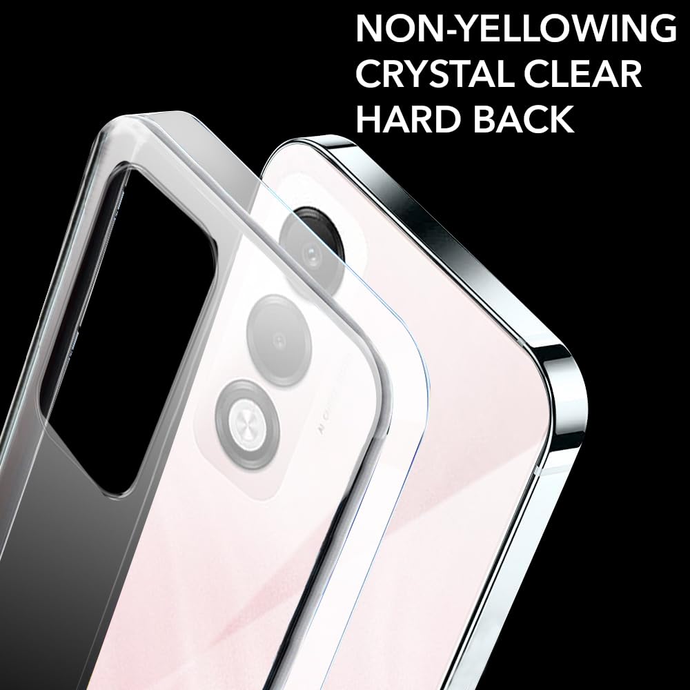 For Oppo K13X Back Cover Case Lifetime Anti-Yellow Clear (Sleek Hard Crystal | Shockproof and Camera Protection)