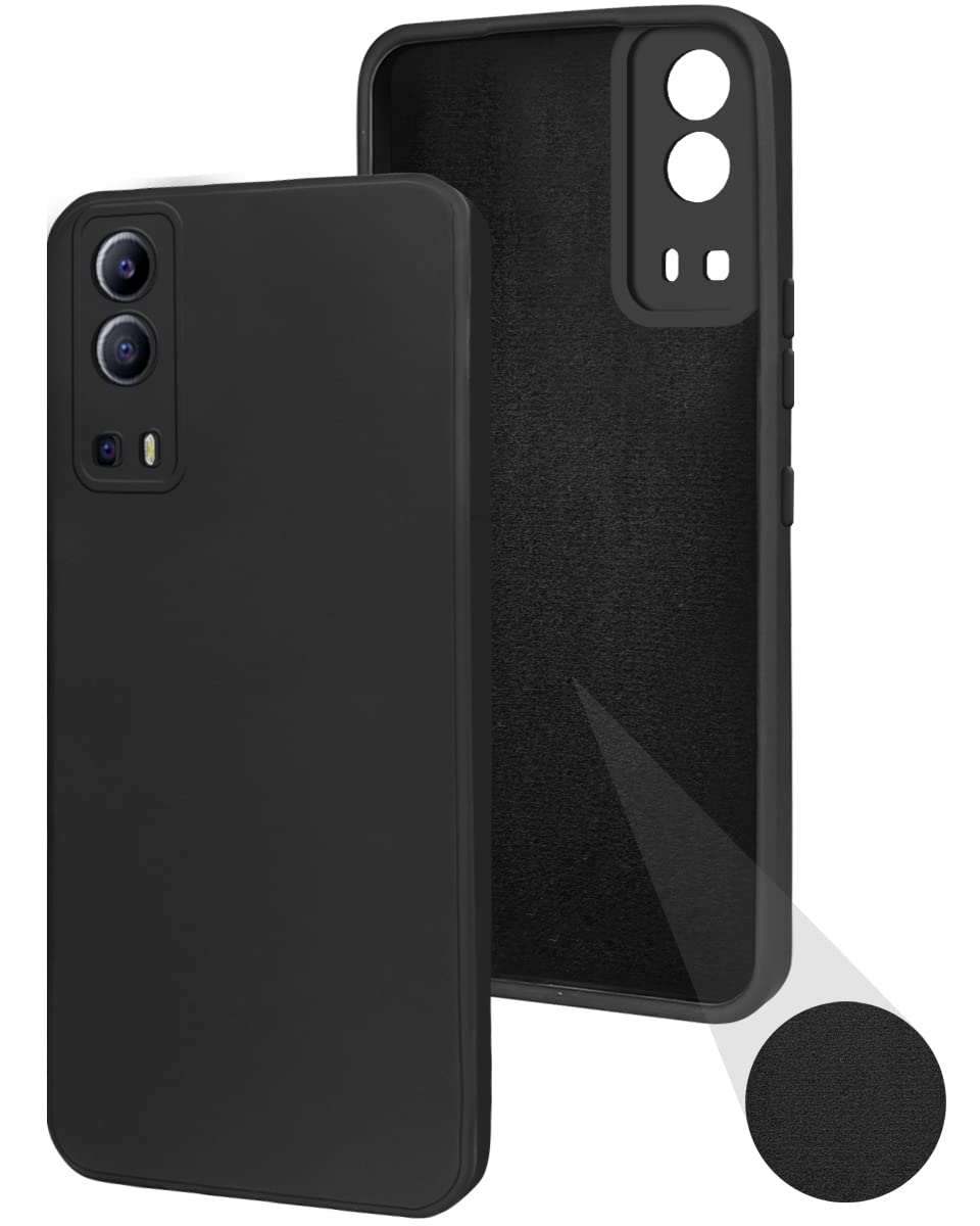 For Vivo Y52 5G Back Cover Case (Inside Fiber Cloth | Smooth Matte Finish | Elegant Professional Look)