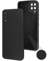 For Samsung Galaxy M42 5G Back Cover Case (Matte Finish Silicone with Inside Fiber Cloth)