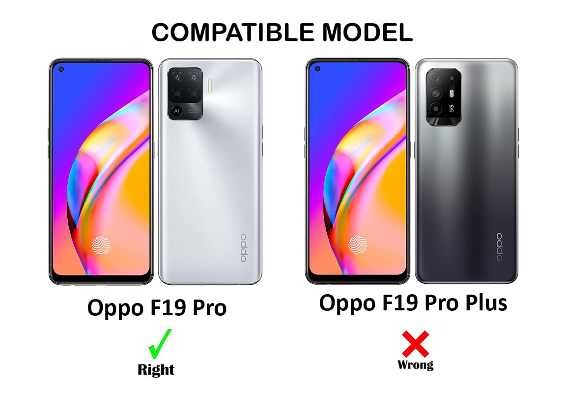 For Oppo F19 Pro Back Cover Case (Matte Silicone with Inside Fiber Cloth)
