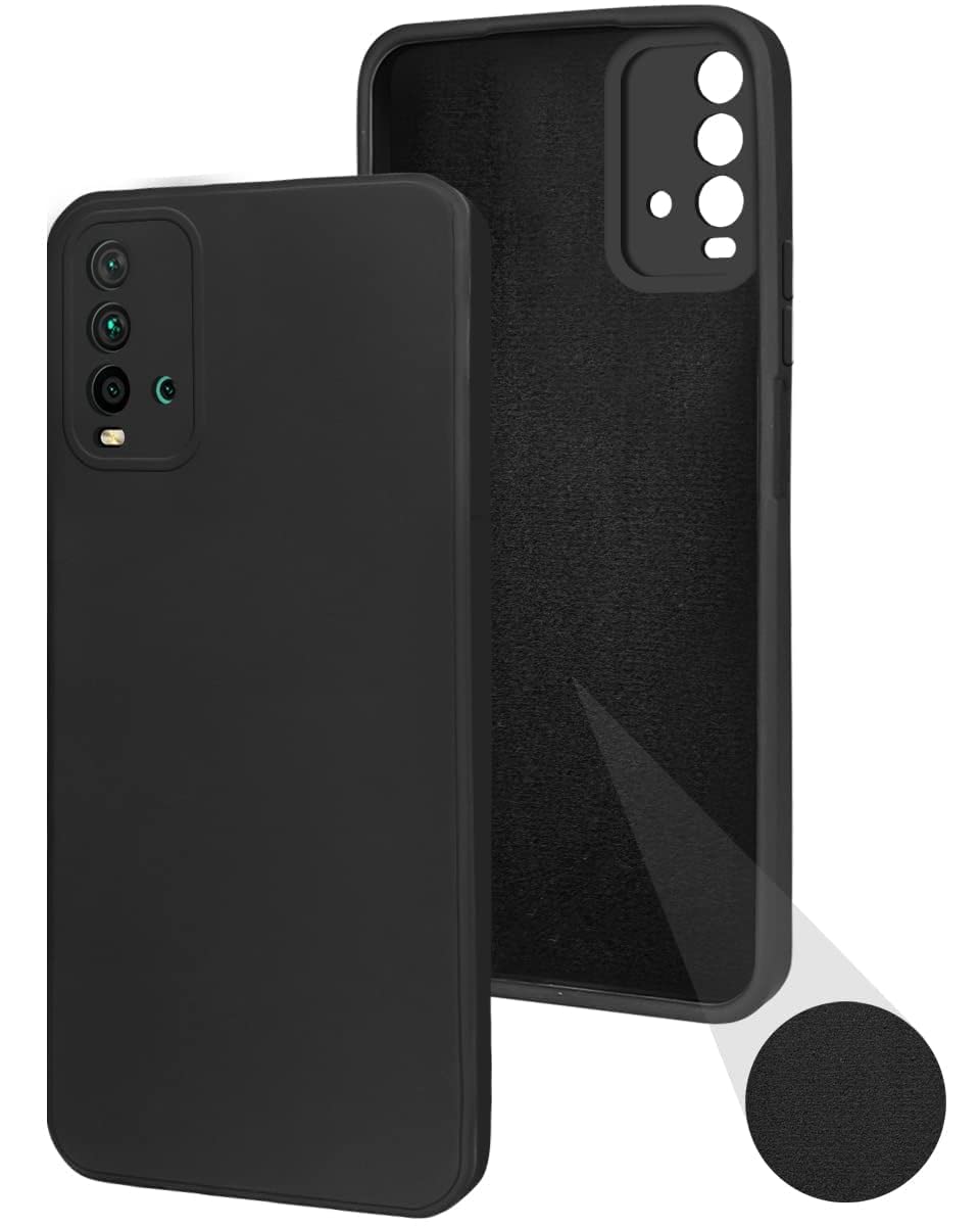 For Xiaomi Mi Redmi 9 Power Back Cover Case (Matte Finish Silicone with Inside Fiber Cloth)