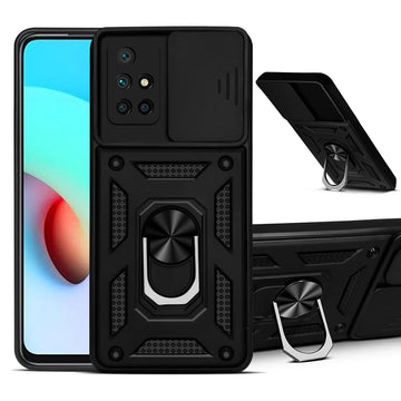 For Xiaomi Mi Redmi 10 Prime Back Cover Case (Hybrid Dual Armor Polycarbonate)