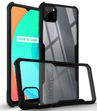 For Realme C11 Back Cover Case with Camera Protection (Hard PC Crystal Bumper Shockproof)