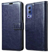 For Vivo Y52 5G Flip Cover Case (Leather Finish | Magnetic Closure | Foldable Stand | Wallet Card Slots)