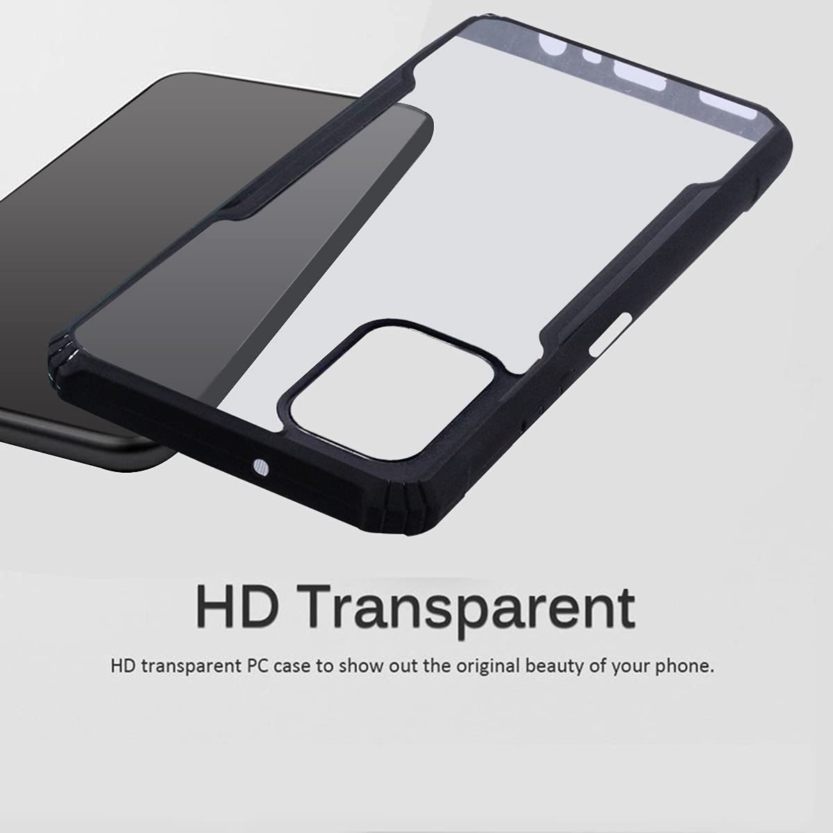 For Xiaomi Mi Redmi Note 10 | Note 10S Back Cover Case (Hard PC Crystal Bumper Shockproof with Camera Protection)