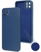 For Oppo A16K | A16e Back Cover Case (Matte Silicone with Inside Fiber Cloth)