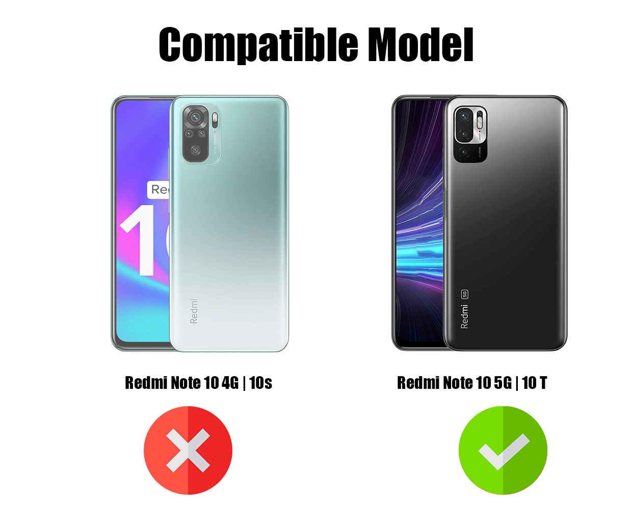 For Xiaomi Mi Redmi Note 10T 5G | Note 10 5G Back Case Cover