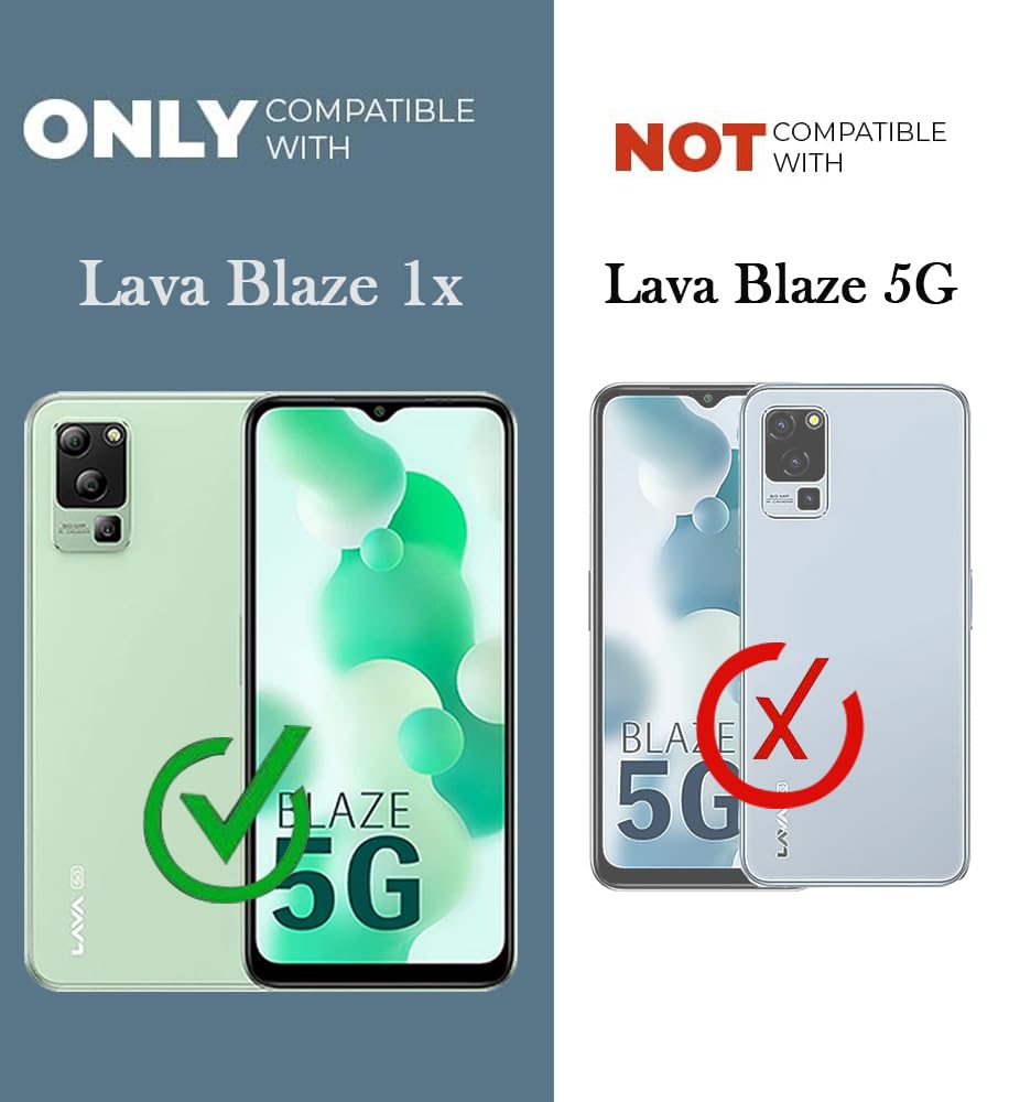 For Lava Blaze 1X 5G Back Cover Case (Matte Finish Silicone with Inside Fiber Cloth)
