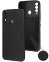 For Tecno Spark 8 Back Cover Case (Matte Finish Silicone with Inside Fiber Cloth) (Copy)