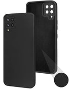 For Samsung Galaxy A42 Back Cover Case (Crystal Glass Back | Camera Protection | Shockproof Bumpers)