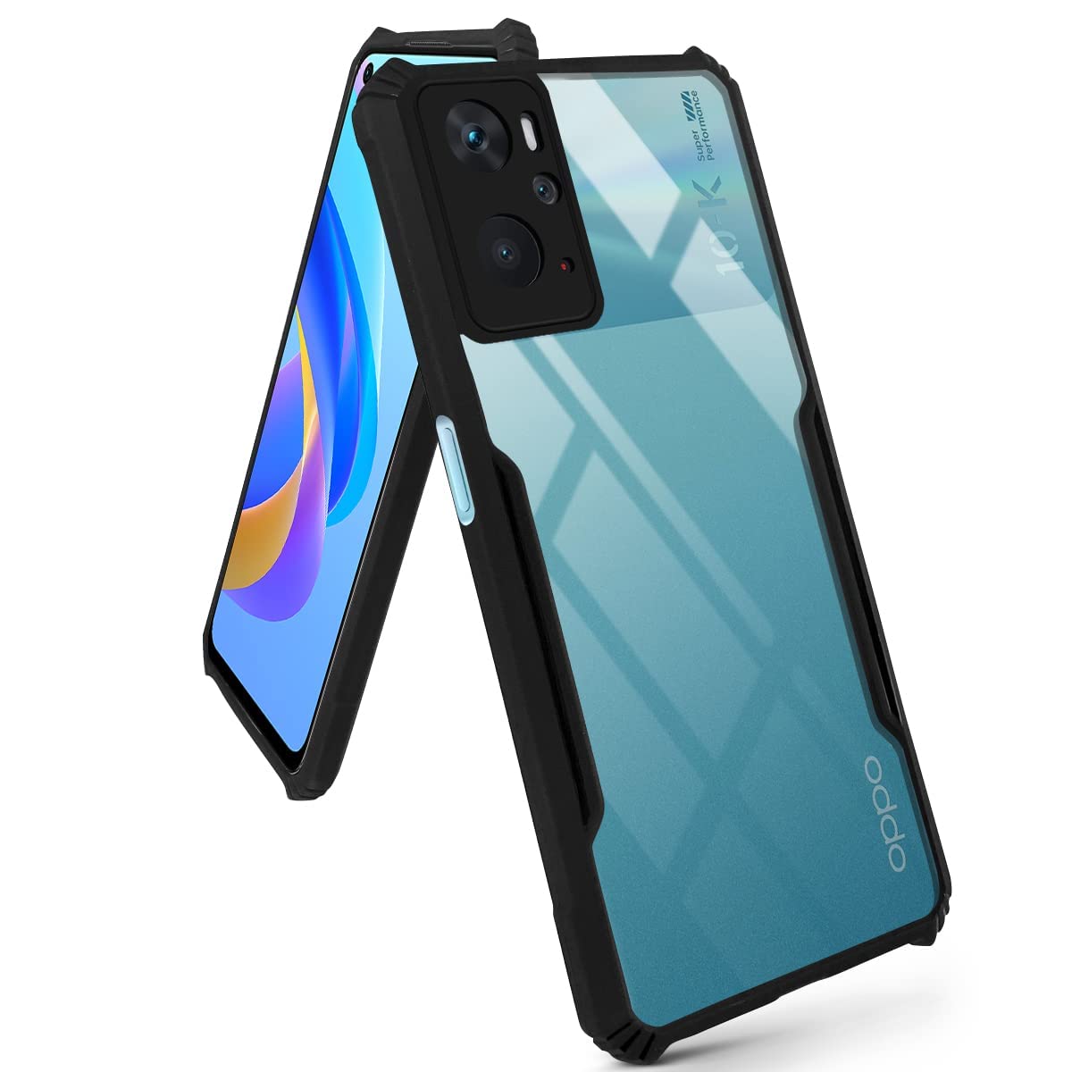 For Oppo K10 Back Cover Case (Textured Grip Design | Camera Protetion | Slim and Light Weight | Soft Touch and Feel)