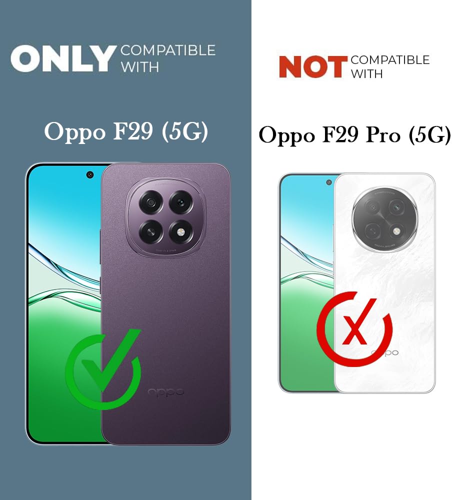 For Oppo F29 Back Cover Case (Liquid Silicone | Side Grip | Camera Protection)
