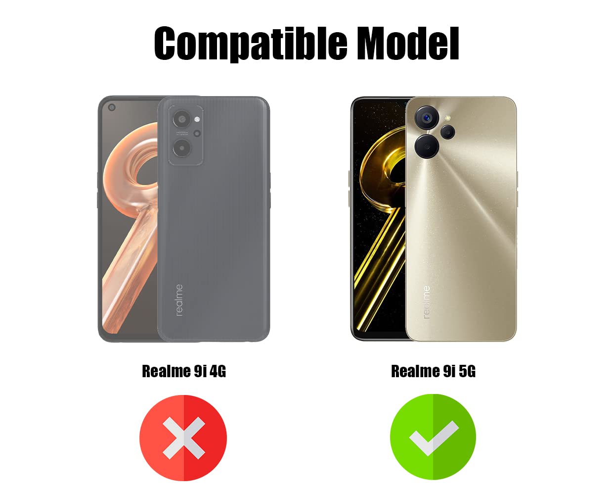 For Realme 9i 5G Back Cover Case (Matte Finish Silicone with Inside Fiber Cloth)