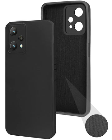 For Realme 9 Pro Back Cover Case (Inside Fiber Cloth | Smooth Matte Finish | Elegant Professional Look)