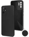 For Oppo A94 5G Back Cover Case (Matte Finish Silicone with Inside Fiber Cloth)