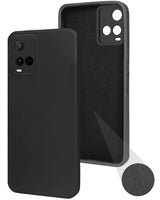 For Vivo Y21e | Vivo Y21A | Vivo Y32 Back Cover Case (Matte Finish Silicone with Inside Fiber Cloth)