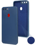 For Oppo F9 | Oppo F9 Pro Back Cover Case(Matte Finish Silicone with Inside Fiber Cloth)