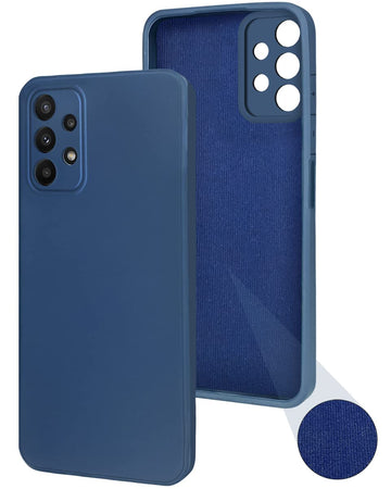 For Samsung Galaxy A13 4G Back Cover Case  (Inside Fiber Cloth | Smooth Matte Finish | Elegant Professional Look)