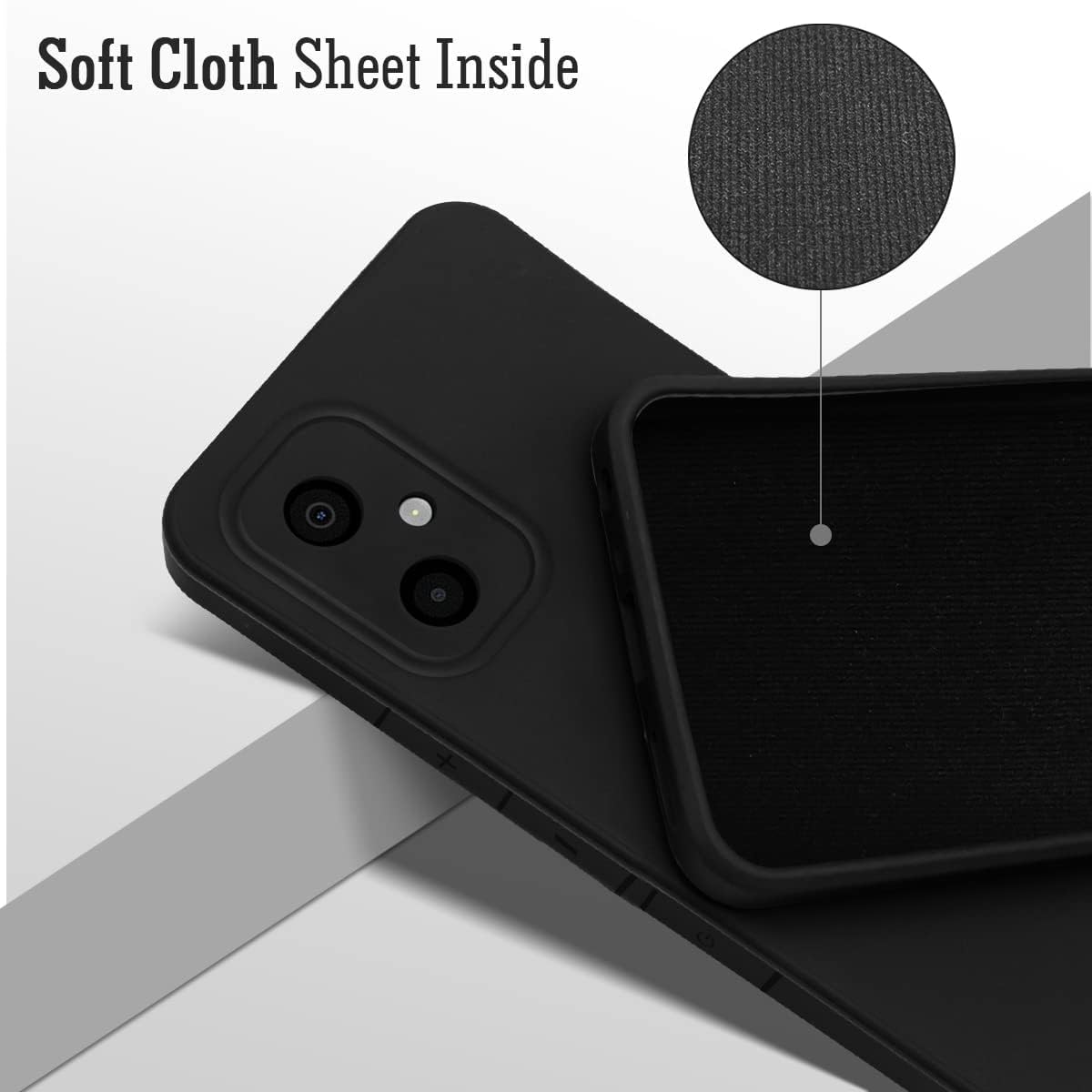 For Poco M4 5G Back Cover ( Silicone Clear Shockproof Case with Camera Protection | Soft and Flexible | )