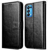 For Oppo Reno5 Pro | Reno 5 Pro 5G Flip Cover Case (Leather Finish | Magnetic Closure | Inner TPU | Foldable Stand | Wallet Card Slots)