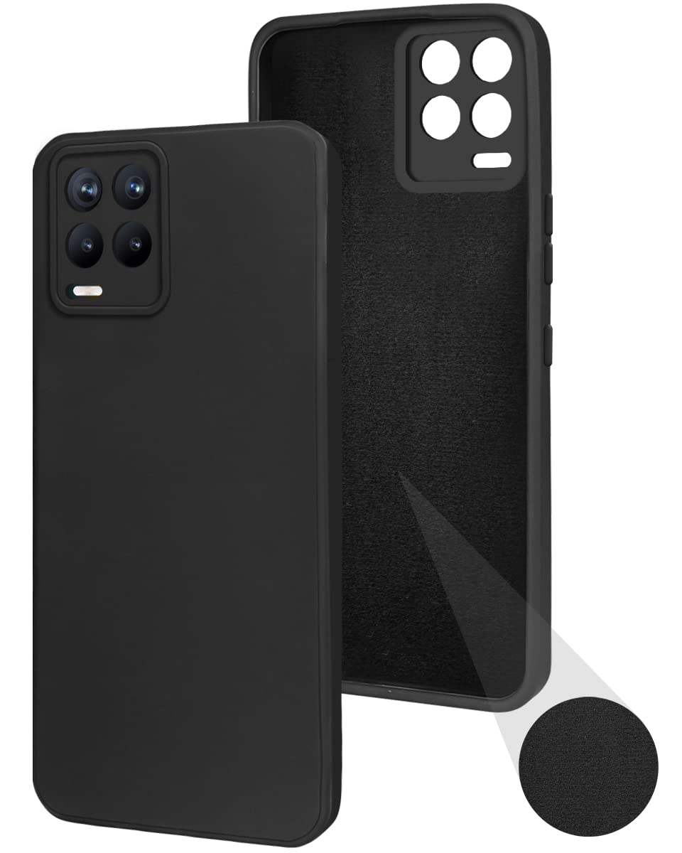 For Realme 8 | 8 PRO Back Cover Case (Inside Fiber Cloth | Smooth Matte Finish | Elegant Professional Look)