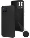 For Realme 8 | 8 PRO Back Cover Case (Inside Fiber Cloth | Smooth Matte Finish | Elegant Professional Look)