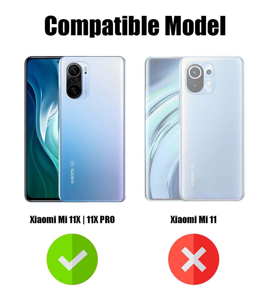 For Xiaomi Mi 11X | 11X Pro 5G Back Cover Case (Sliding Shutter Camera Protection | Polycarbonate |Ring Holder Kickstand)