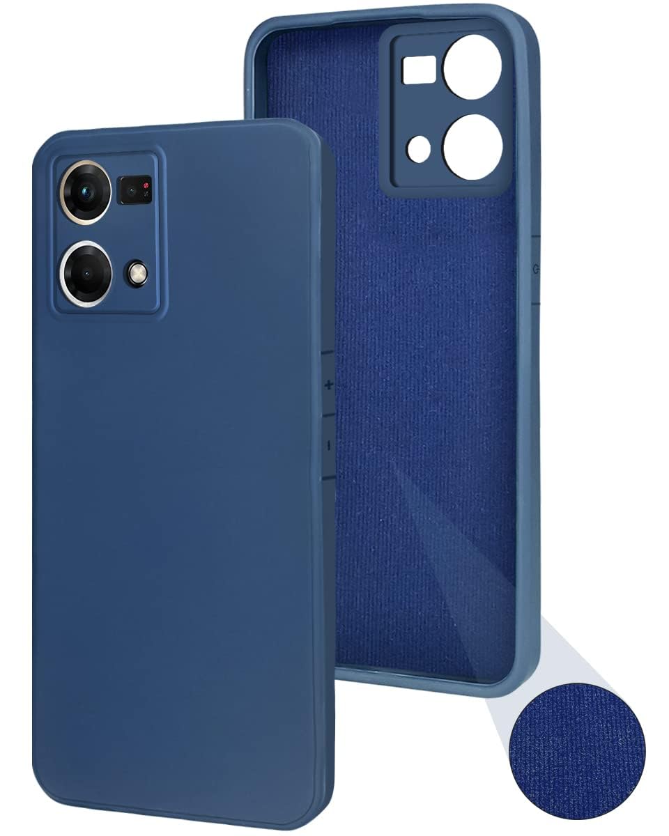 For Oppo F21 Pro 4G | F21s Pro Back Cover Case (Inside Fiber Cloth | Smooth Matte Finish | Elegant Professional Look |Black)