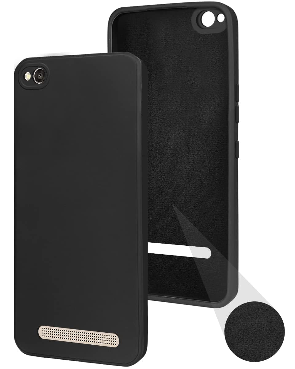 For Xiaomi Mi Redmi 4A Back Cover Case (Matte Finish Silicone with Fiber Cloth)