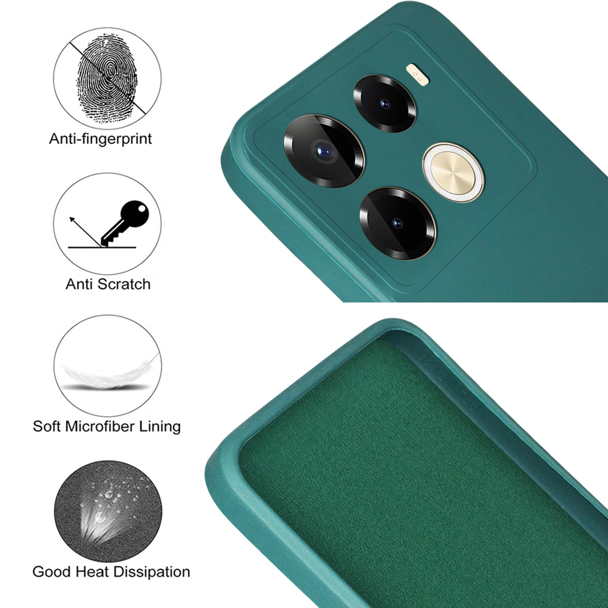 For Infinix Note 40 Pro 4G | Infinix Note 40 Pro Plus Back Cover ( Silicone Clear Shockproof Case with Camera Protection | Soft and Flexible | Transparent)