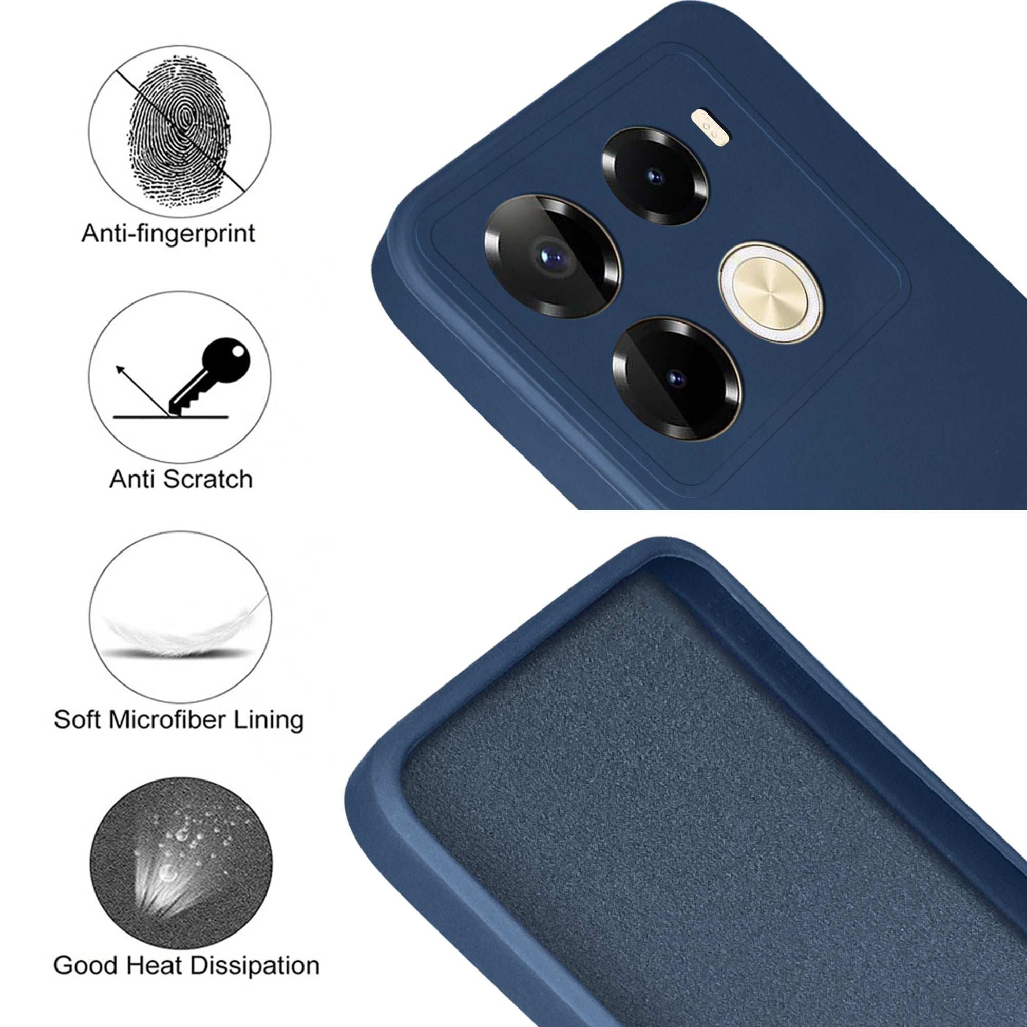 For Infinix Note 40 Pro 4G | Infinix Note 40 Pro Plus Back Cover ( Silicone Clear Shockproof Case with Camera Protection | Soft and Flexible | Transparent)