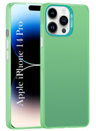 For Apple iPhone 14 Pro Hard Back Cover Case (Velvet Touch | Professional Glossy Finish | Camera Protection Bump)