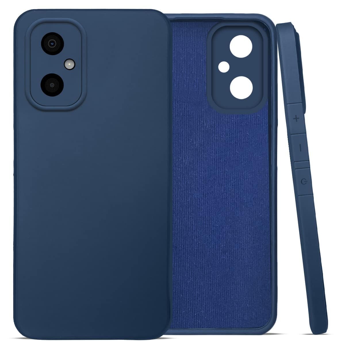 For Poco M4 5G Back Cover ( Silicone Clear Shockproof Case with Camera Protection | Soft and Flexible | )