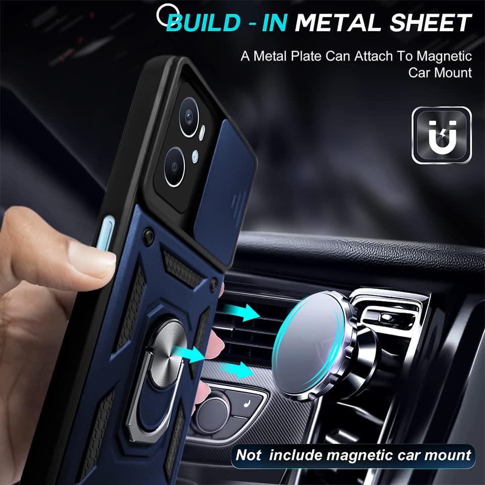 For Oppo A76 | A36 | A96 Back Cover Case(Hybrid Dual Armor Polycarbonate)