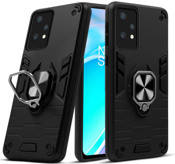 For OnePlus Nord CE 2 Lite 5G Back Cover Case (Dual Layer Hybrid | Ring Holder & Kickstand | 360 Degree Shockproof Protection)