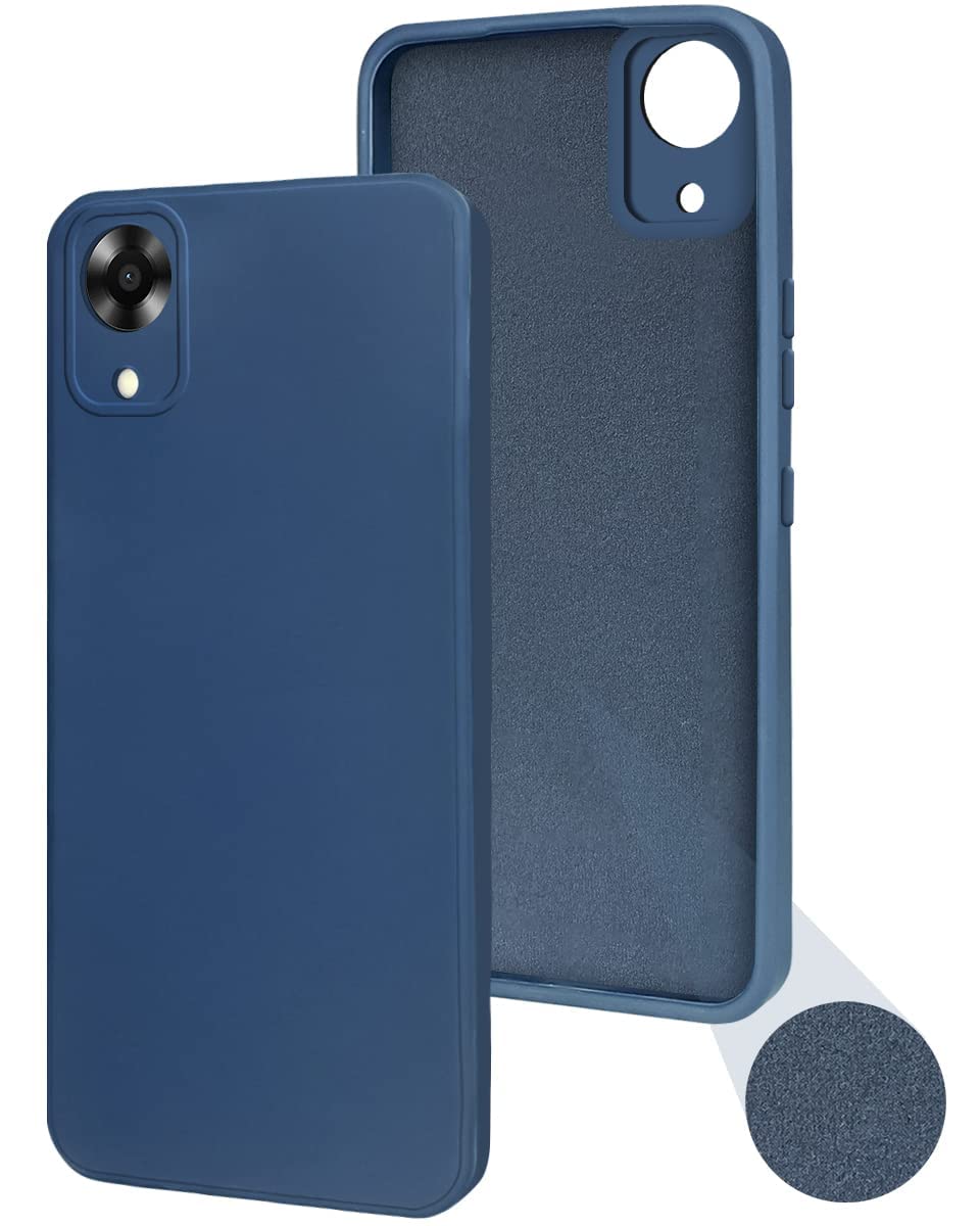 For Oppo A17K Back Cover Case (Inside Fiber Cloth | Elegant Professional Look)