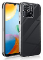 For Xiaomi Mi Redmi 10 Power | 10 (India) Back Cover Case (Silicone Crystal Clear | Pure Camera Protection | Soft and Flexible for Charger and Headphone sockets)